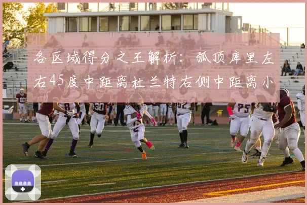 各区域得分之王解析：弧顶库里左右45度中距离杜兰特右侧中距离小卡的精彩表现